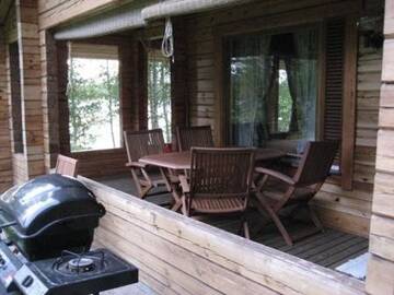 Фото номера Шале с двумя спальнями Шале Kuhajärven Suviranta cottage г. Vihtavuori 24